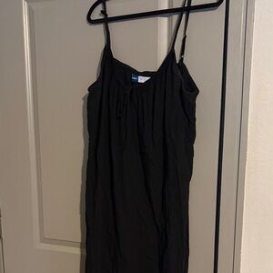 Black Old Navy Cami Strap Dress